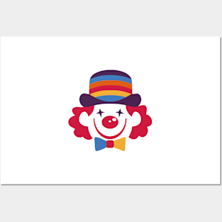 silly clown Posters and Art